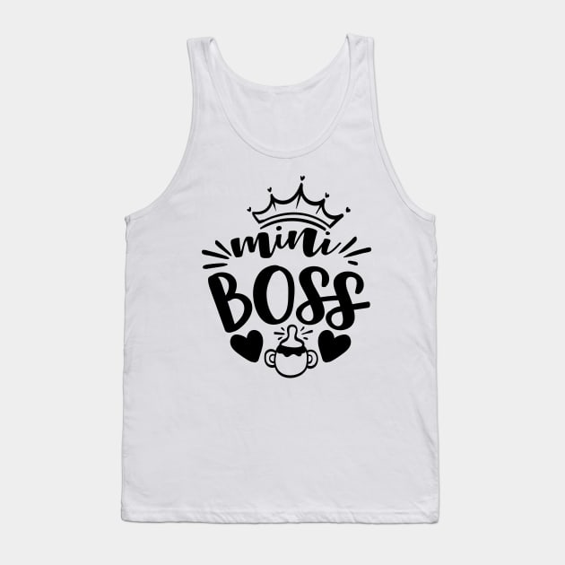 mini boss Tank Top by alexrow